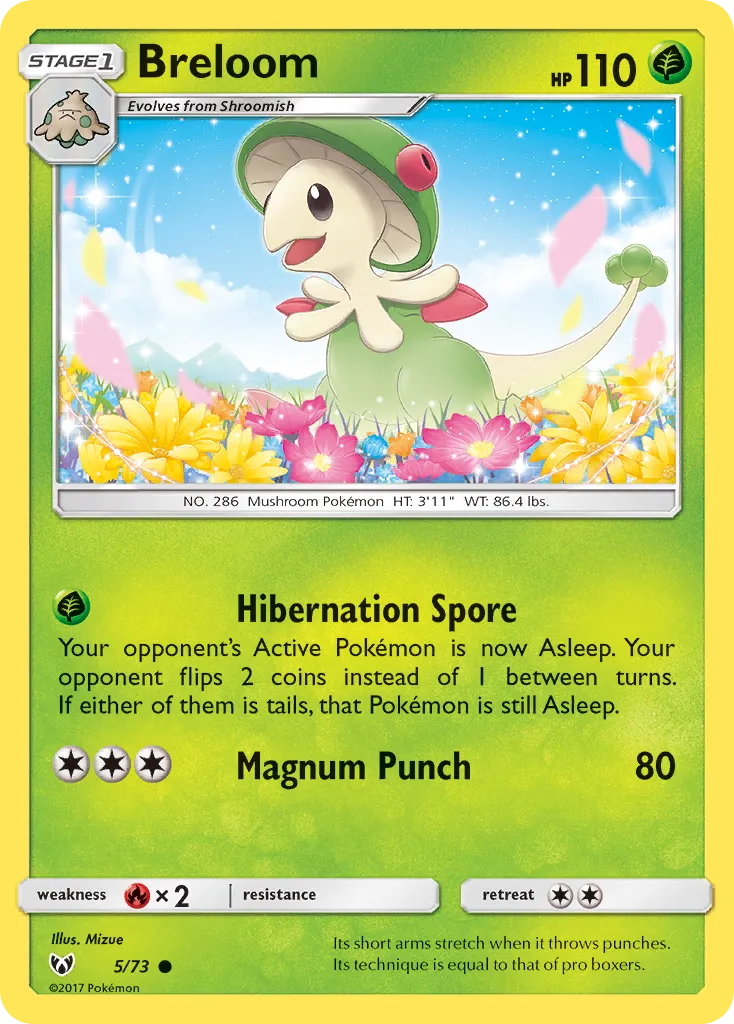 Breloom — Shining Legends — Pokémon