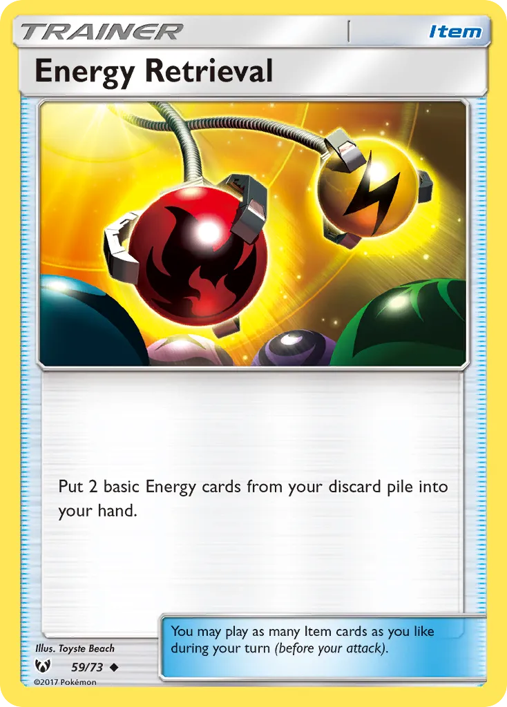 Energy Retrieval — Shining Legends — Pokémon
