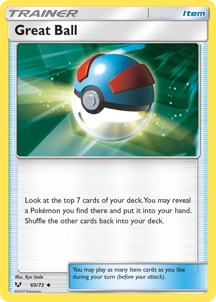 Great Ball — Shining Legends — Pokémon