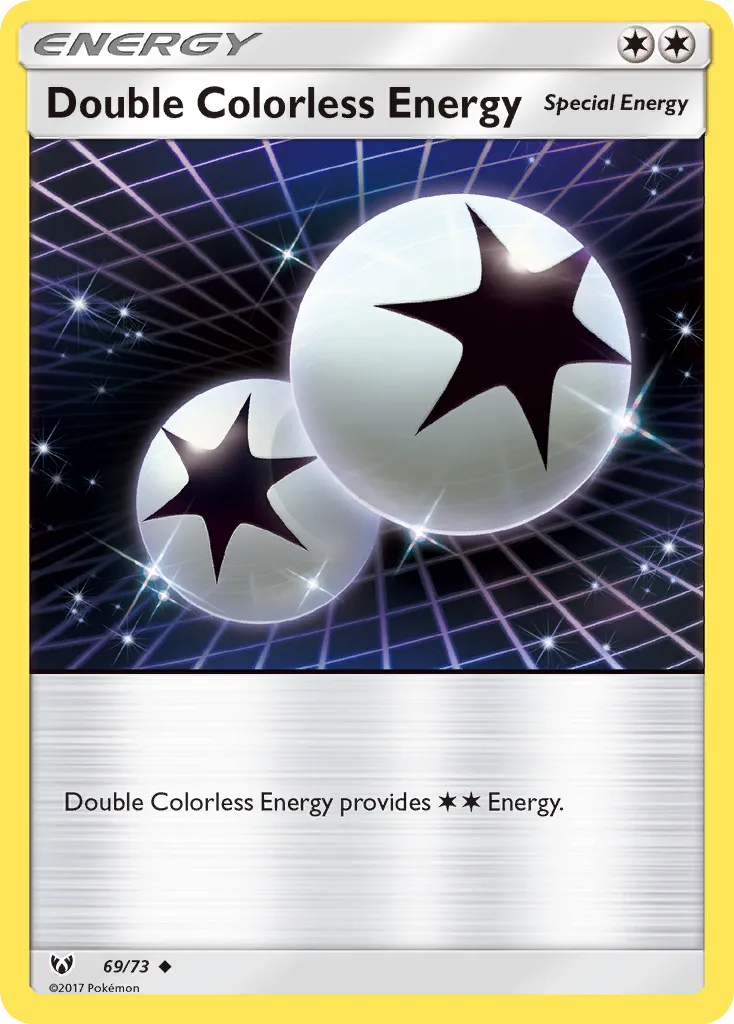 Double Énergie Incolore — Shining Legends — Pokémon