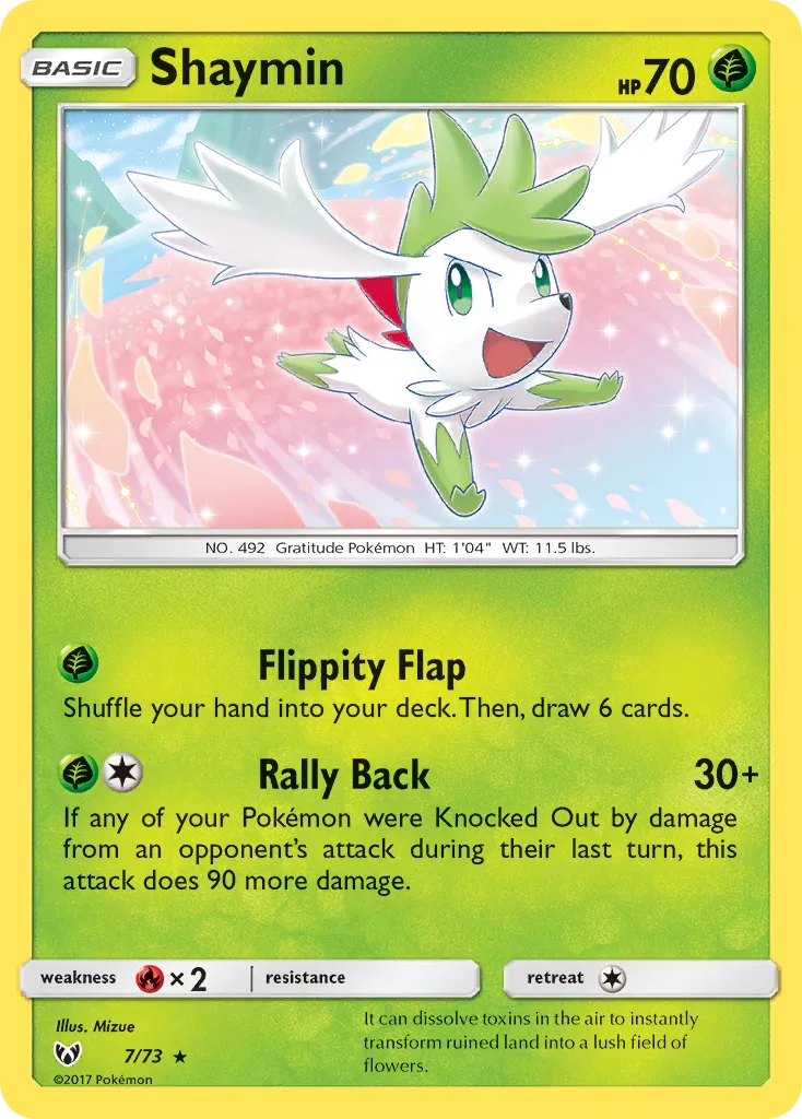 Shaymin — Shining Legends — Pokémon