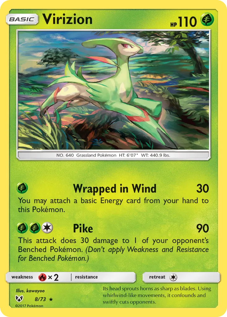 Virizion — Shining Legends — Pokemon