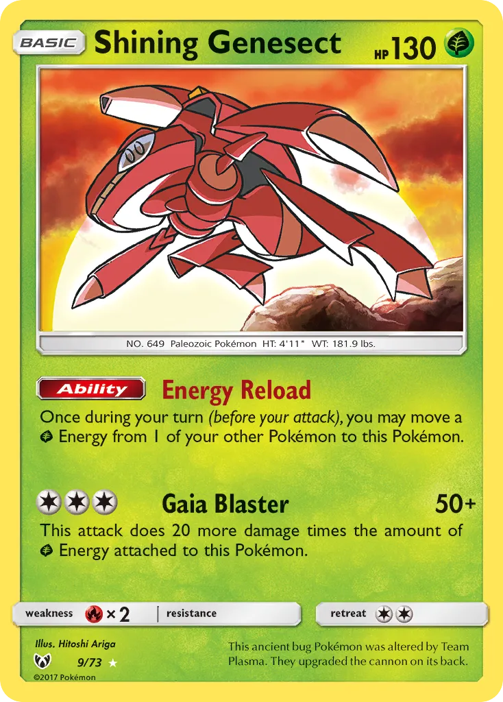 Shining Genesect — Shining Legends — Pokémon