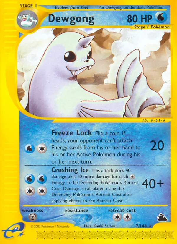 Dewgong — Skyridge — Pokemon