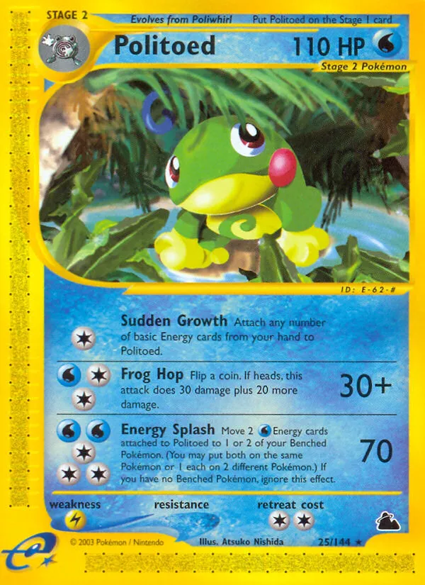Politoed — Skyridge — Pokemon