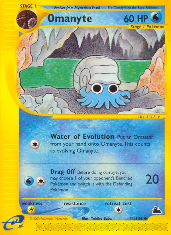 Omanyte — Skyridge — Pokemon