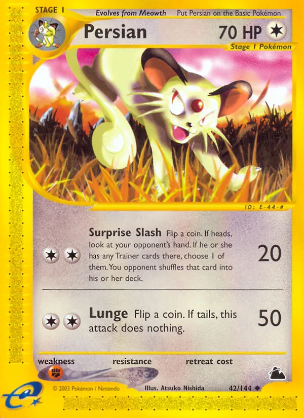 Persian from Skyridge - Pokemon
