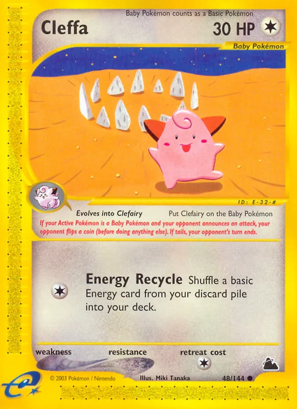 Cleffa — Skyridge — Pokemon