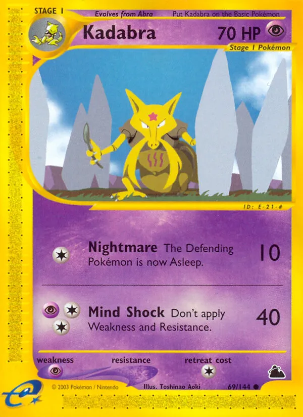 Kadabra — Skyridge — Pokemon