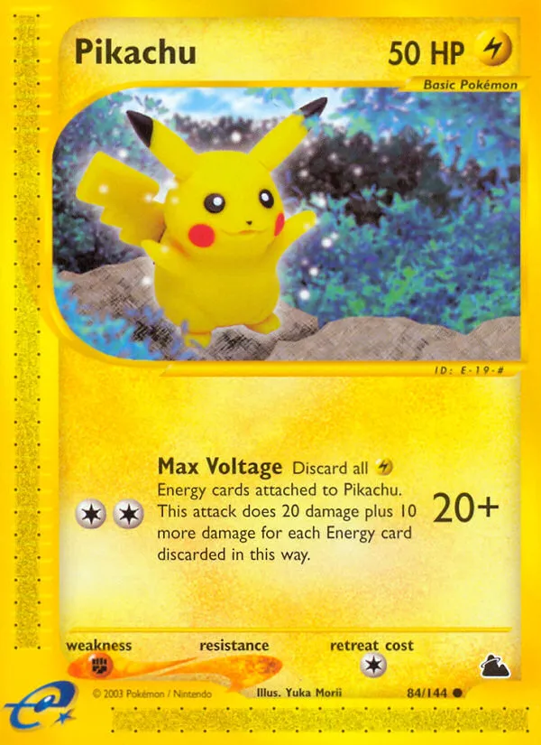 Pikachu from Skyridge - Pokemon