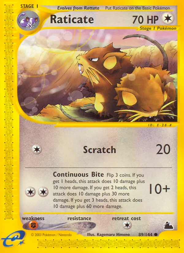 Rattatac — Skyridge — Pokemon
