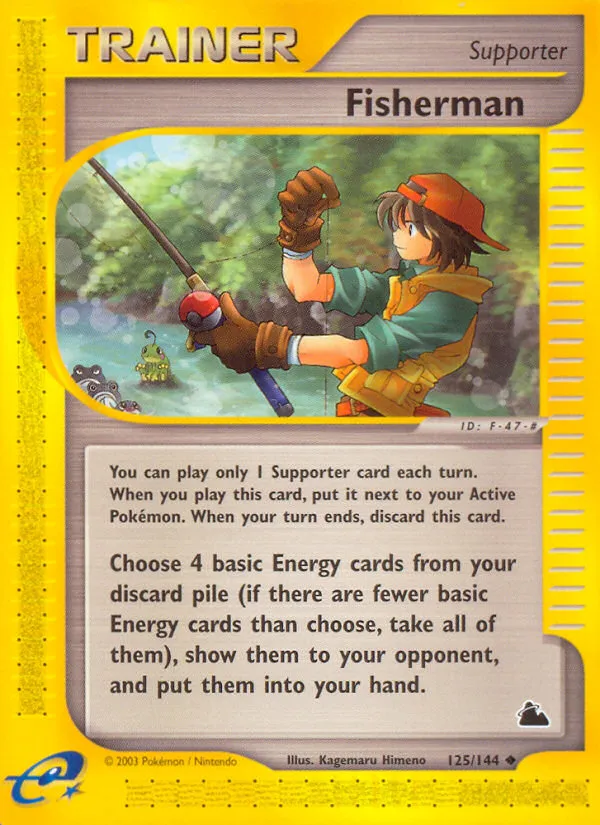 Fisherman — Skyridge — Pokemon