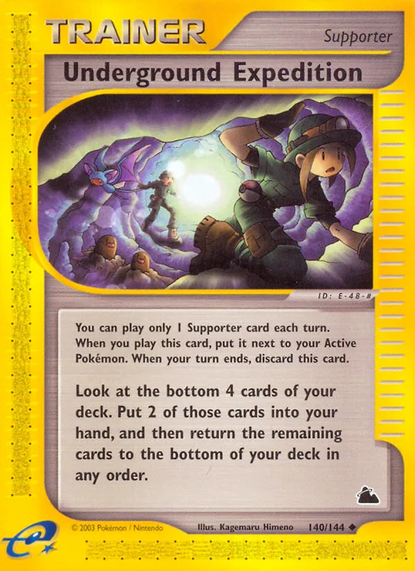 Underground Expedition — Skyridge — Pokemon