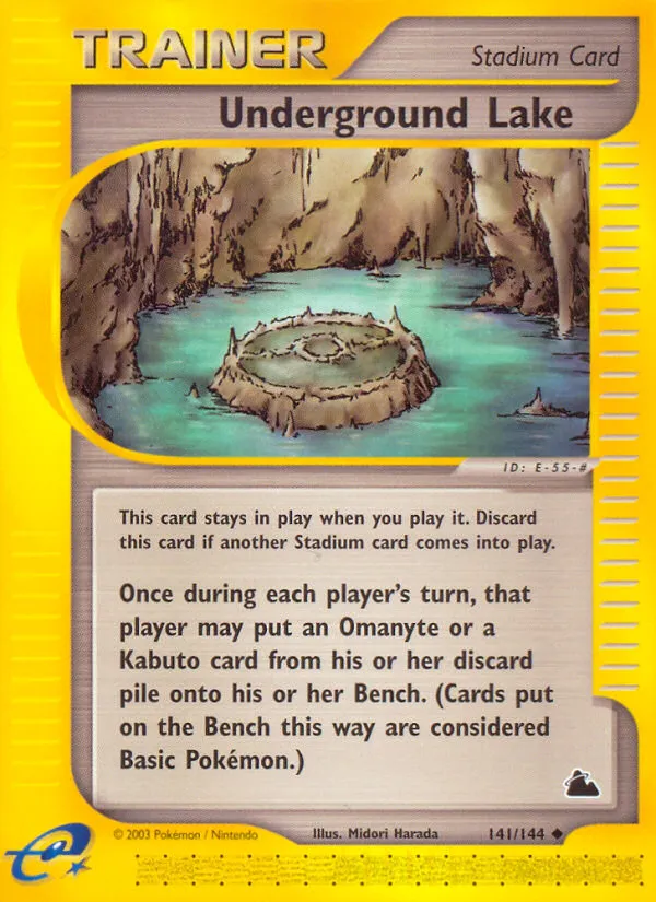 Underground Lake — Skyridge — Pokemon