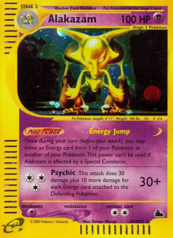 Alakazam — Skyridge — Pokemon