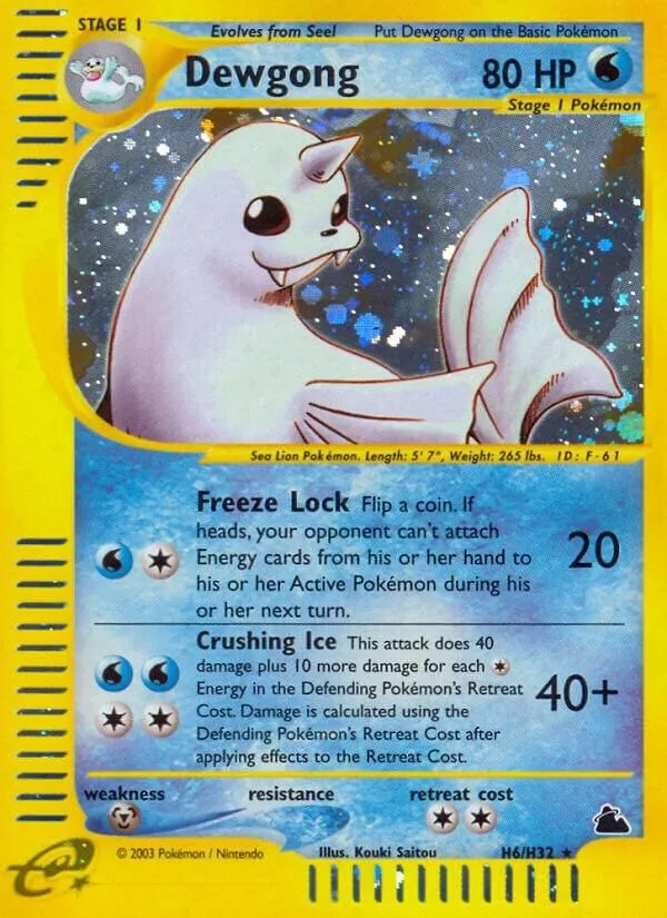 Dewgong — Skyridge — Pokemon