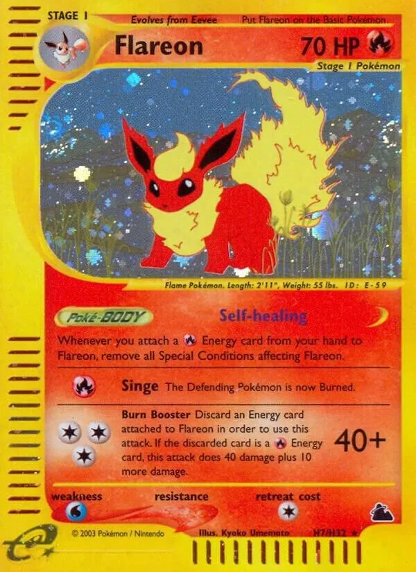 Flareon — Skyridge — Pokemon