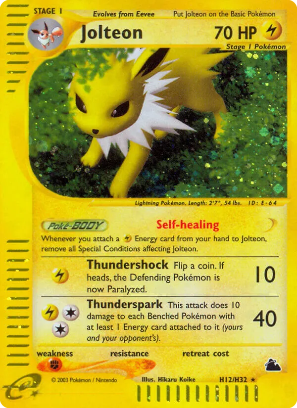 Jolteon — Skyridge — Pokemon