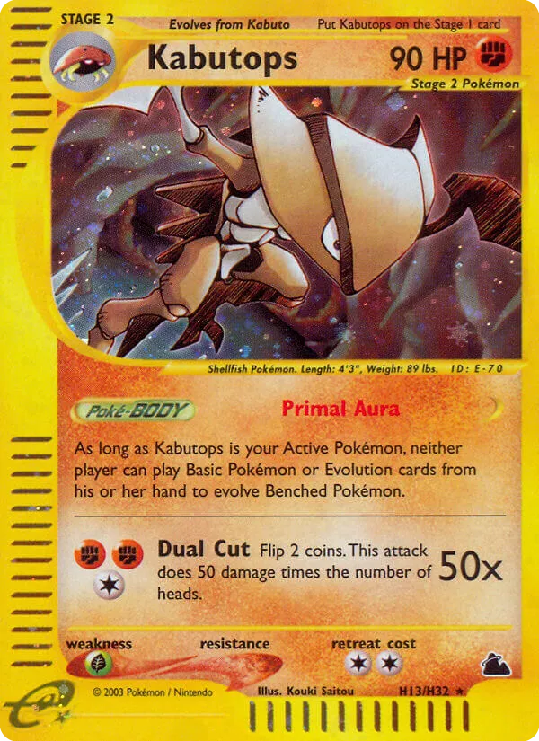 Kabutops — Skyridge — Pokemon