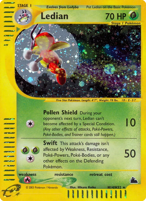 Ledian — Skyridge — Pokemon