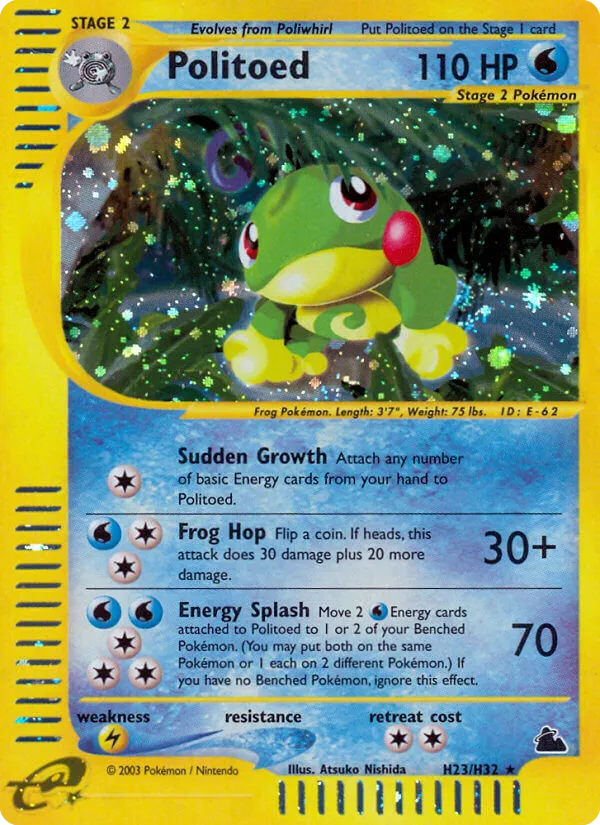 Politoed — Skyridge — Pokemon