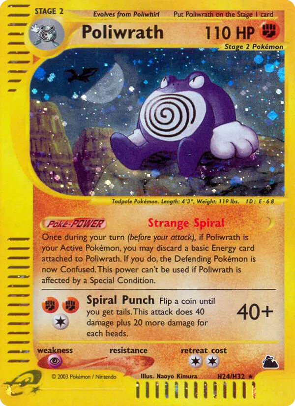 Poliwrath — Skyridge — Pokemon