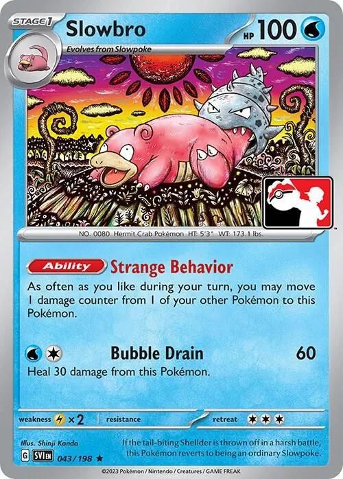 Slowbro — Prize Pack Series Cards — Pokémon