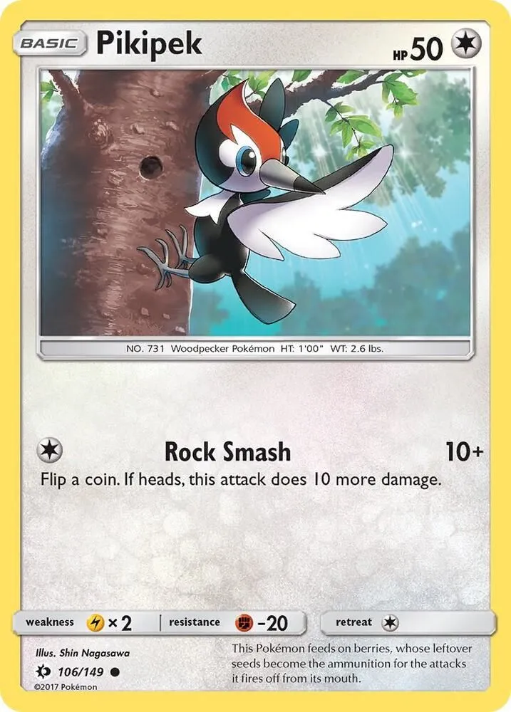 Pikipek — SM Base Set — Pokémon