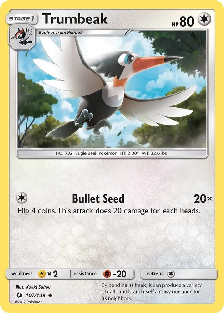 Trumbeak — SM Base Set — Pokémon