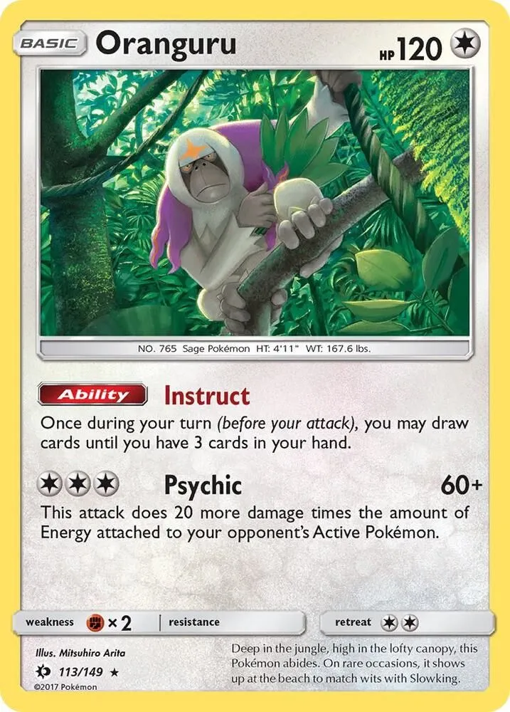 Oranguru — SM Base Set — Pokemon
