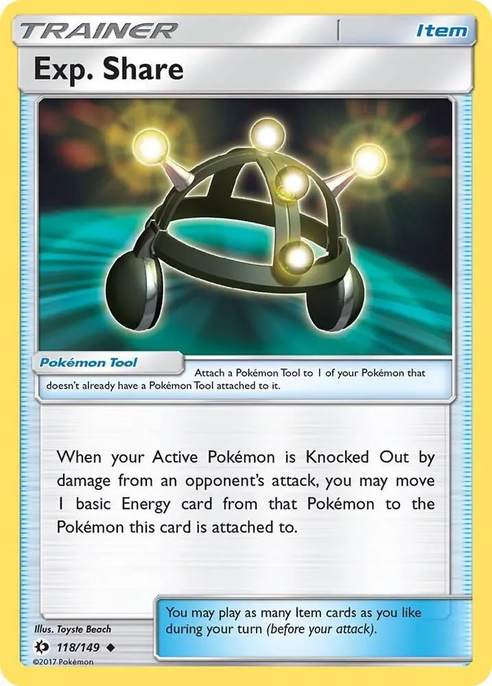 Exp. Share — SM Base Set — Pokémon
