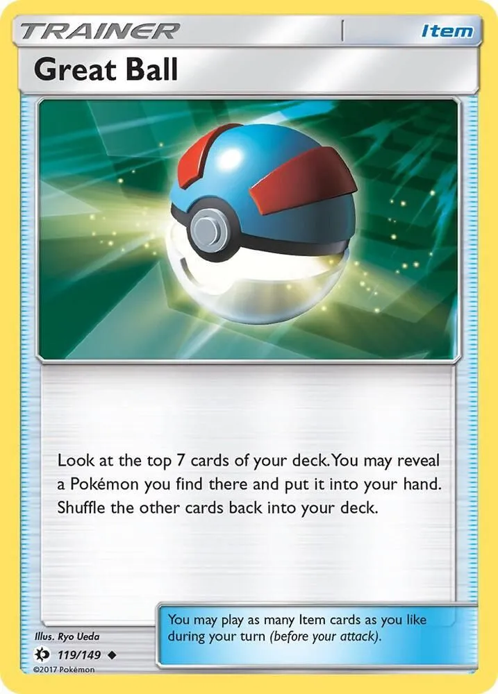 Great Ball — SM Base Set — Pokémon