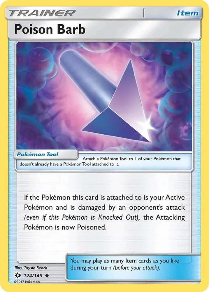 Poison Barb — SM Base Set — Pokémon