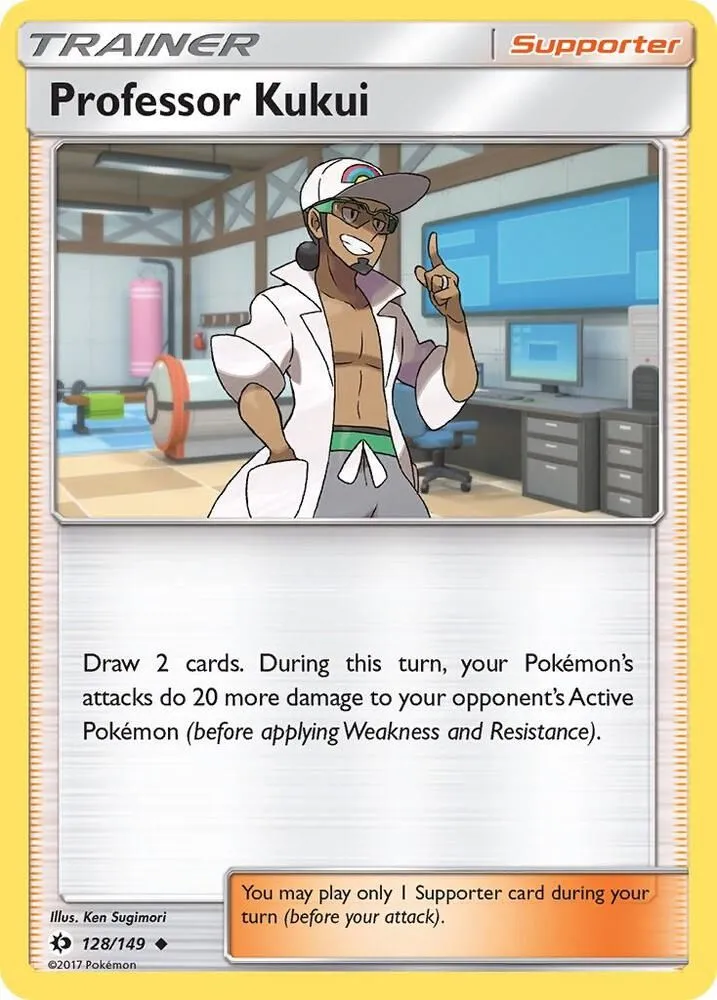 Professor Kukui — SM Base Set — Pokémon