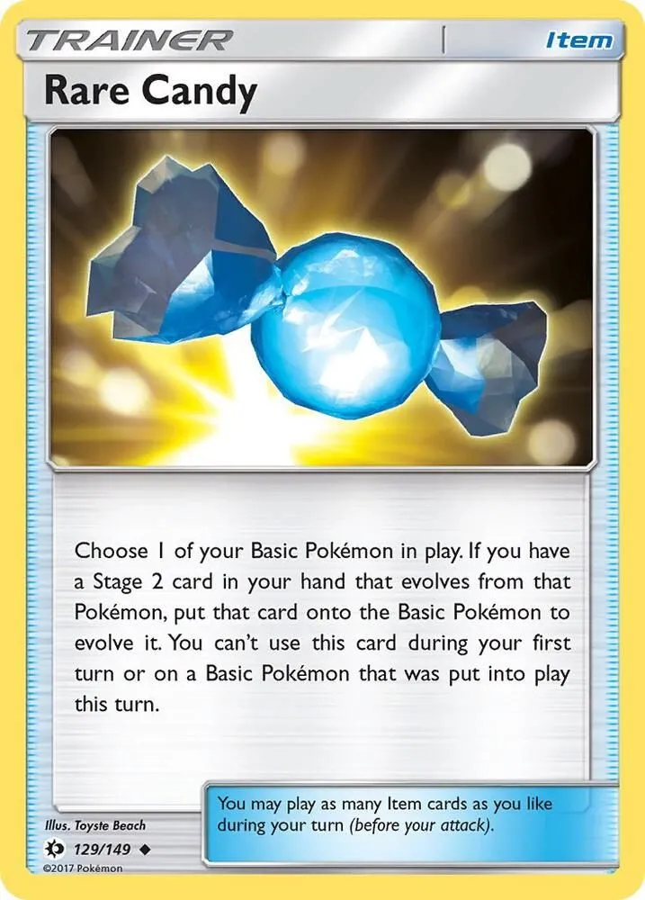 Rare Candy — SM Base Set — Pokémon