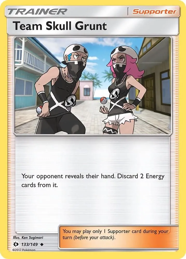 Team Skull Grunt — SM Base Set — Pokémon