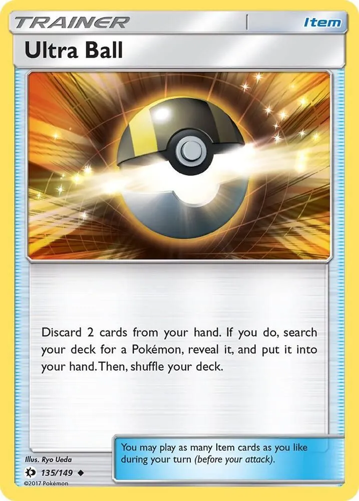 Ultra Ball — SM Base Set — Pokémon