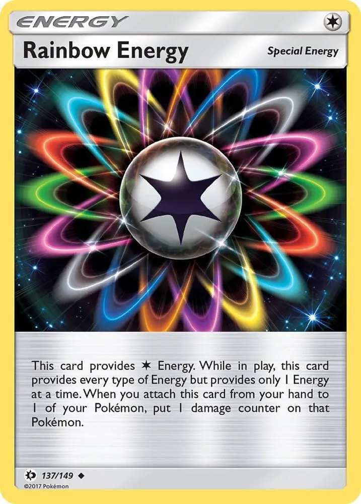Rainbow Energy — SM Base Set — Pokemon
