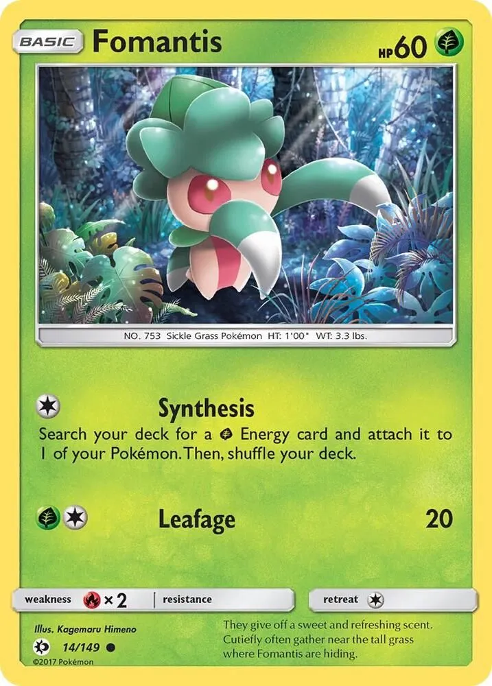 Fomantis — SM Base Set — Pokémon