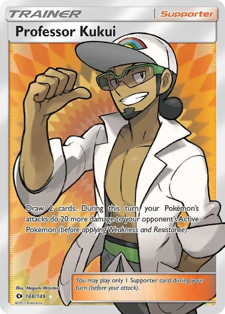 Professor Kukui — SM Base Set — Pokémon