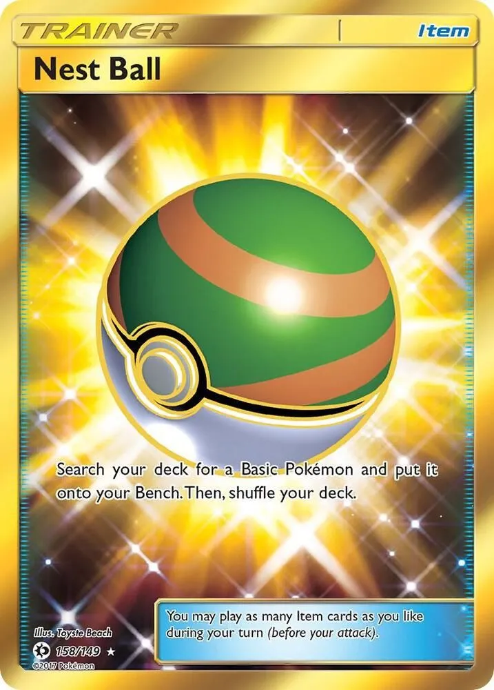 Nest Ball — SM Base Set — Pokemon