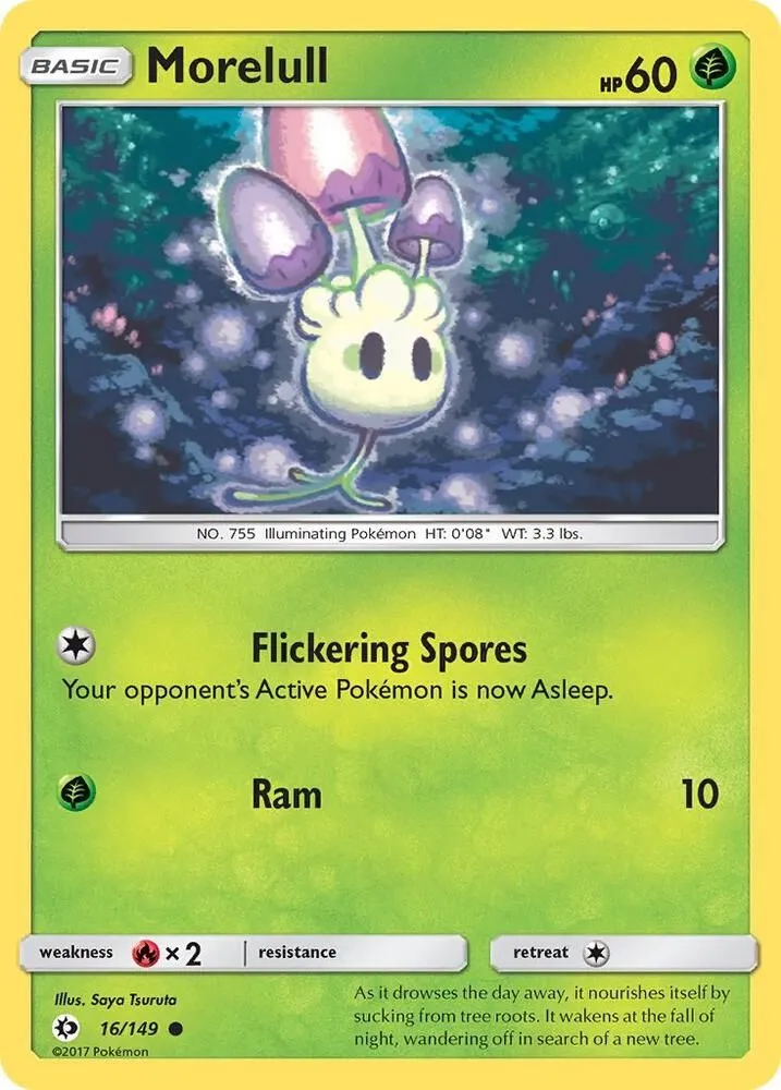 Morelull — SM Base Set — Pokémon