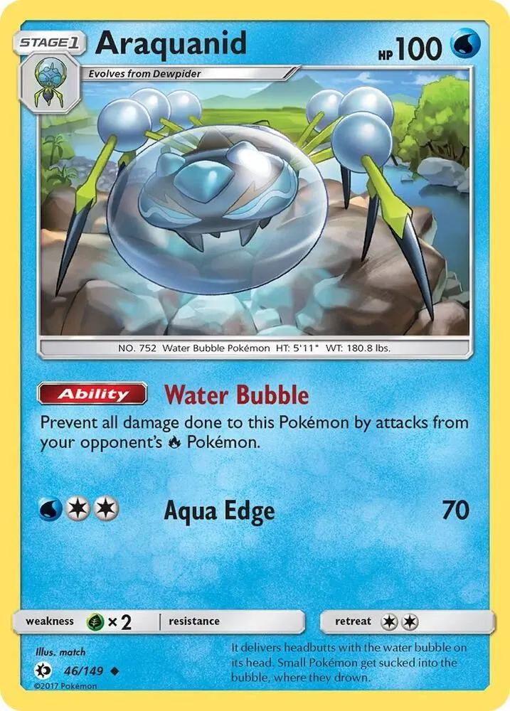 Araquanid — SM Base Set — Pokémon