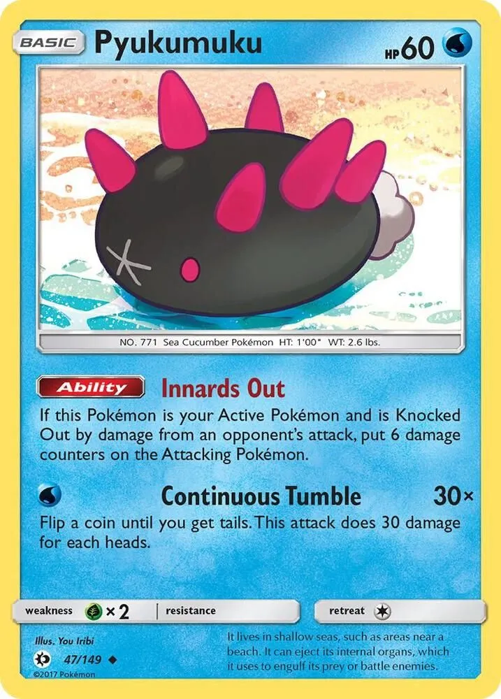 Pyukumuku — SM Base Set — Pokémon