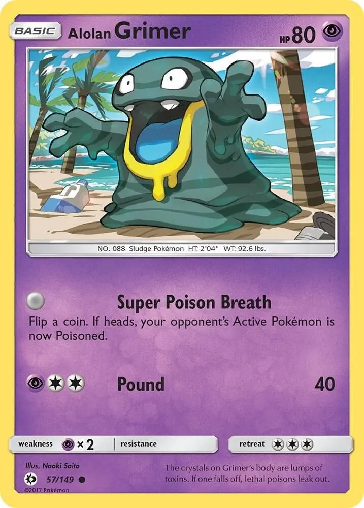 Tadmorv d'Alola — SM Base Set — Pokémon