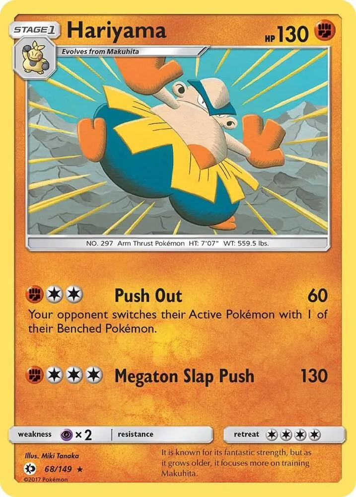 Hariyama — SM Base Set — Pokémon