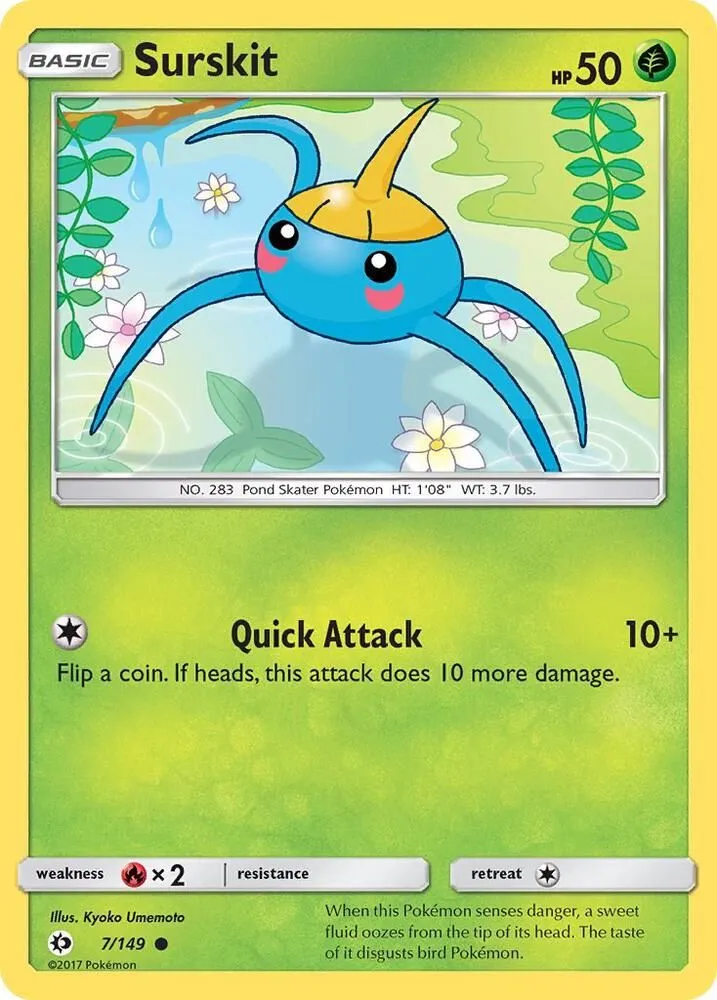 Surskit — SM Base Set — Pokémon