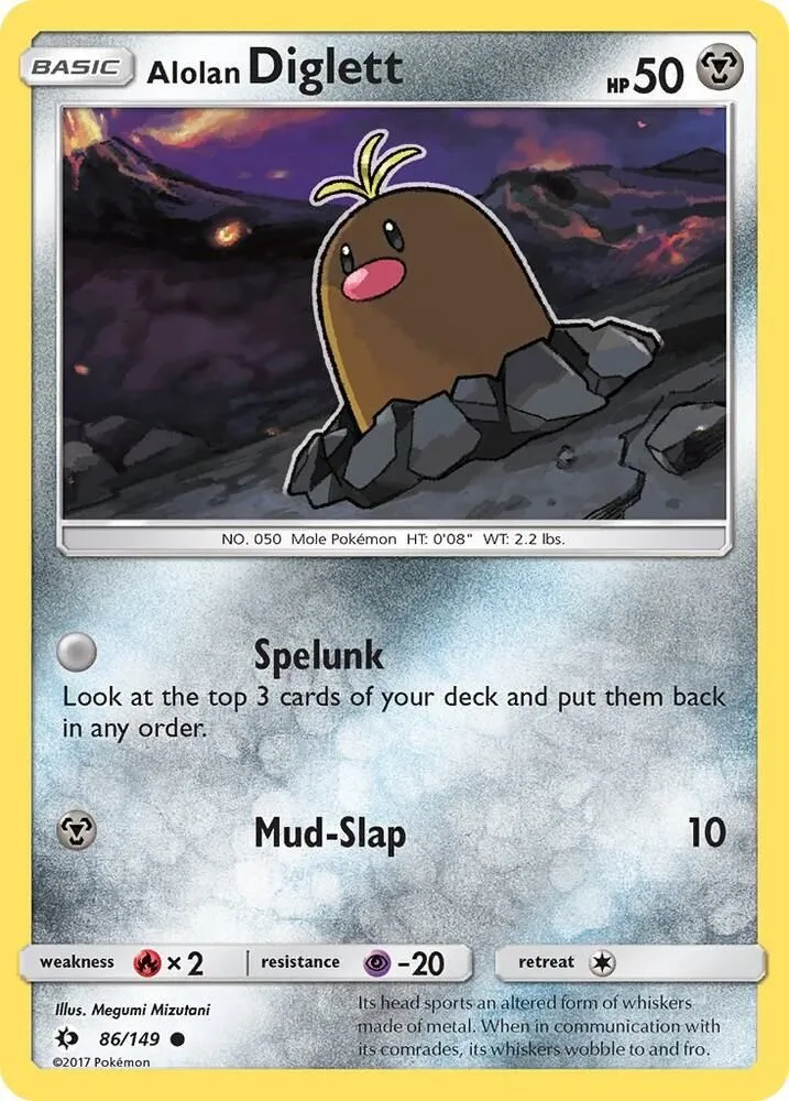 Taupiqueur d'Alola from SM Base Set - Pokemon