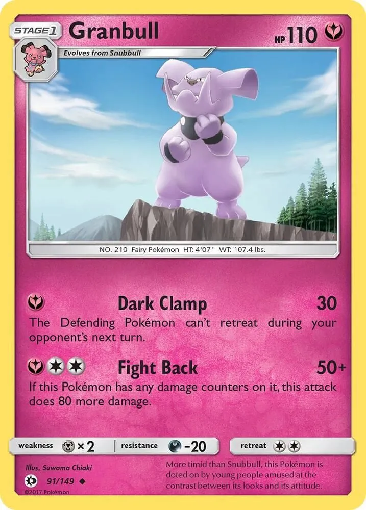 Granbull — SM Base Set — Pokémon