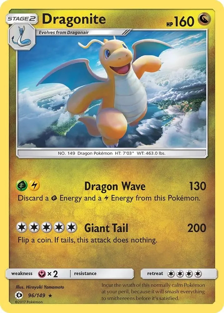 Dragonite — SM Base Set — Pokemon